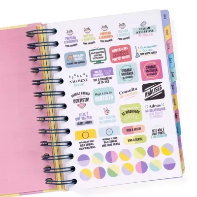 Agenda Wonder pequena 2025-26 Diária - Grande dia à vista