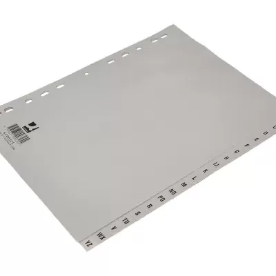 SEPARADORES Q-CONNECT ALFABETICO  PLÁSTICO