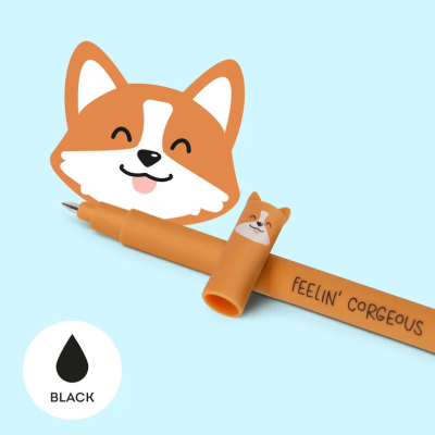Caneta Gel Apagável Corgi LEGAMI