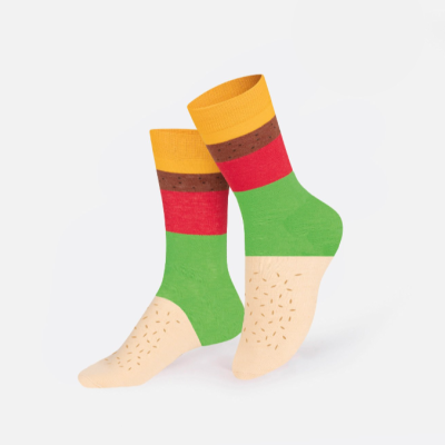 Meias Cheeseburger - Eat My Socks Criança