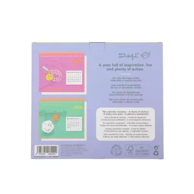 Calendário de secretária 2026 - Ready, steady... go!