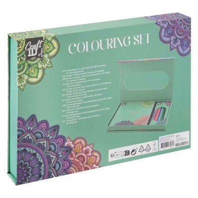 LIVRO COLORIR C/10 LAPIS 96 MANDALA