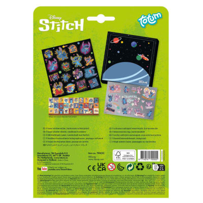 Conjunto de autocolantes Stitch Totum
