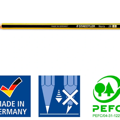 Lápis de Grafite Staedtler Noris 2B