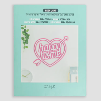 Luz de néon - Happy home
