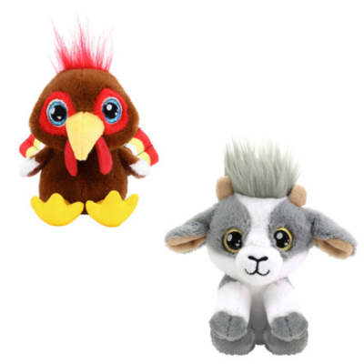 Animais da quinta peluche com som