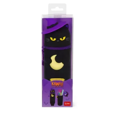 Estojo 2-em-1 Silicone Legami Gato Preto
