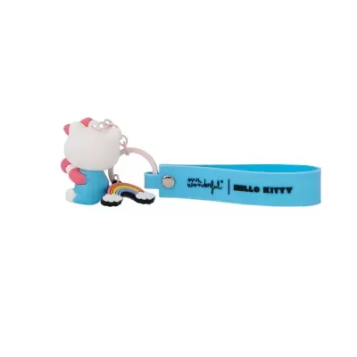 Porta-chaves com charm - Hello Kitty
