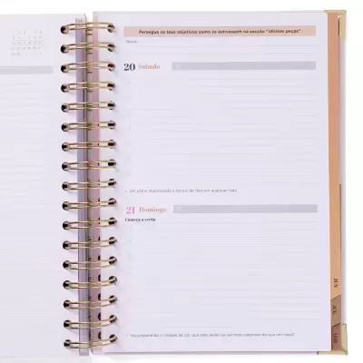 Agenda Office 2025-26 Diária - A vida é AGORA