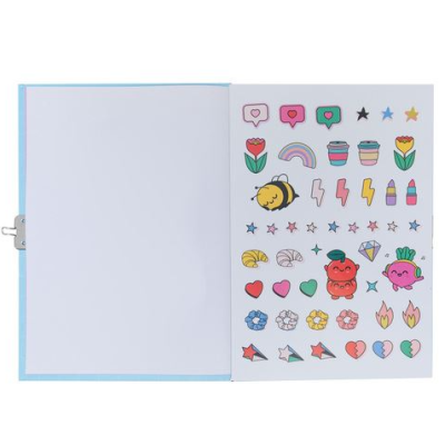 Diário Pessoal com Cadeado - Era Uma Vez... O Meu Mundo