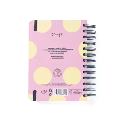 Agenda Wonder pequena 2025-26 Diária - Grande dia à vista