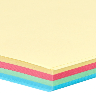 Papel de Cores A4 80Ggr 100 folhas Cores Pastel