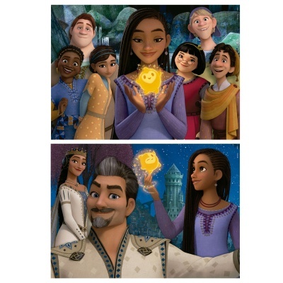 Puzzles 2×48 peças Wish EDUCA