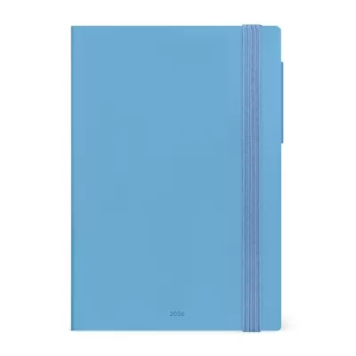 Agenda Semanal Mini 2026 Retro Blue
