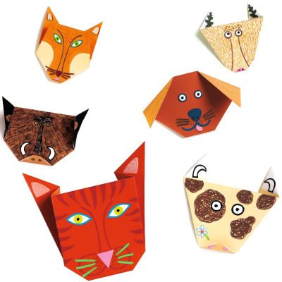 Jogo de Introdução ao Origami Animais Djeco
