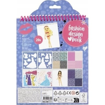 Besties - Livro Autocolantes e Stencils Roxo