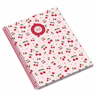 Caderno A4 Capa Dura Espiral Moon Flower