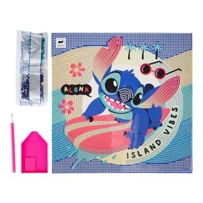 Stitch Pinta Dimantes Tela
