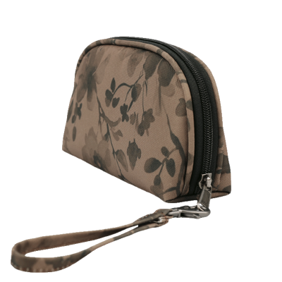 Carteira grande GV190 Floral Taupe L14