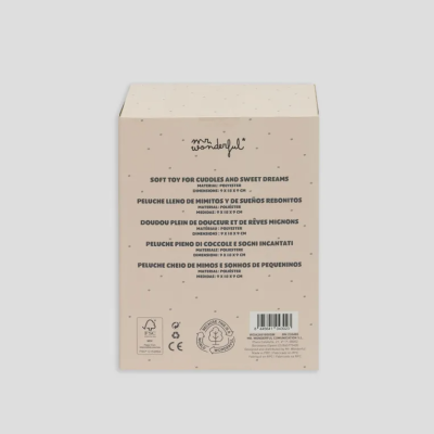 Peluche doudou - Panda vermelho