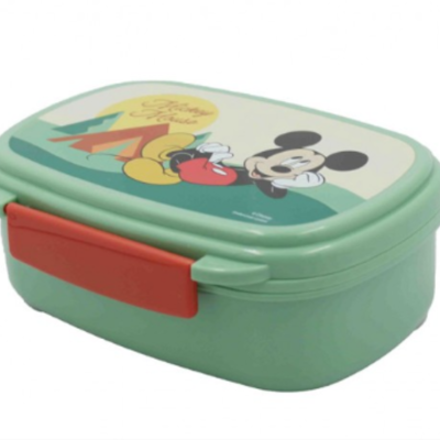 Caixa para sandes com talheres Mickey