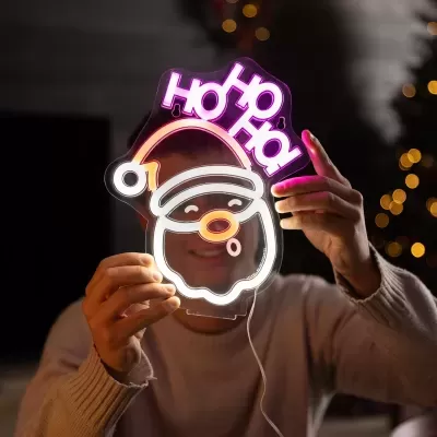 Sinal Luminoso Neon Led Pai Natal LEGAMI