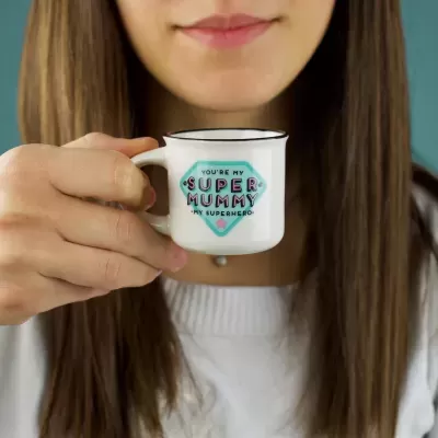 Canecas de Café Legami - 2 Unidades - Supper Mummy e Super Daddy