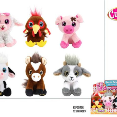 Animais da quinta peluche com som