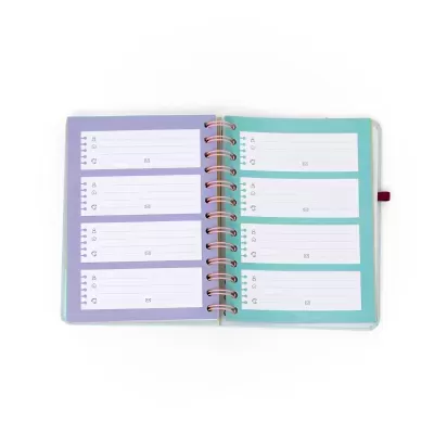 Agenda Wonder pequena 2026 Semanal - Objetivo da semana: que termine!