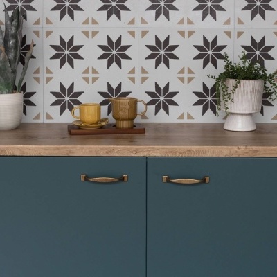 Película Adesiva D-C-Fix Liso Brilhante 45cm x 2m Verde Azulado real