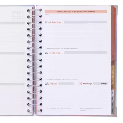 Agenda Office 2025-26 Semanal 18 meses - Vivendo com estilo