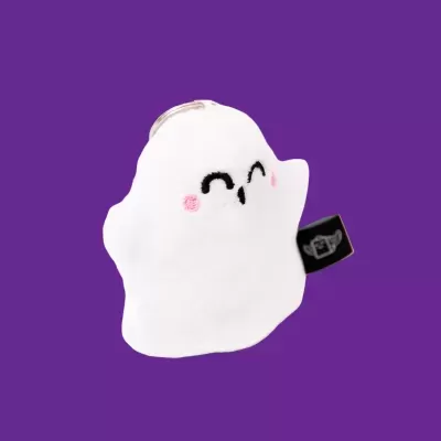 Porta-chaves de peluche - Fantasma