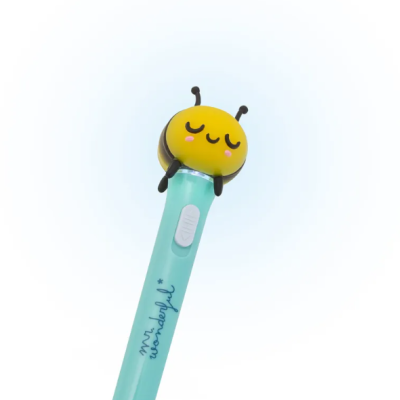 Caneta com luz - Abelha Mr. Wonderful