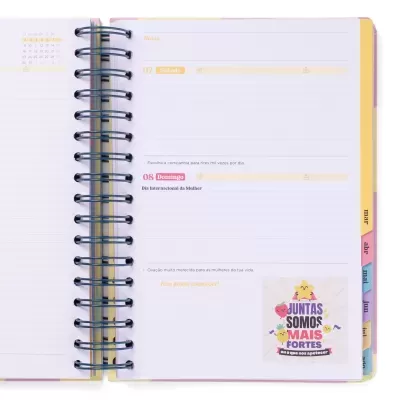 Agenda Wonder 2025-26 Diária - Grande dia à vista