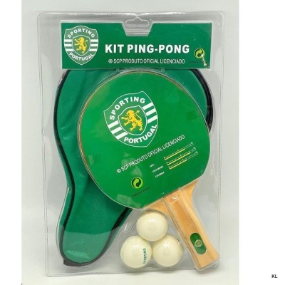 Conjunto Raquete Ping Pong Co Bolsa Sporting
