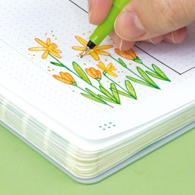 Marcador Sway Fine Liner 0.4mm Verde