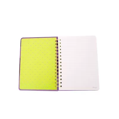Caderno A5 fluorescente que brilha no escuro - Bone to be wild!