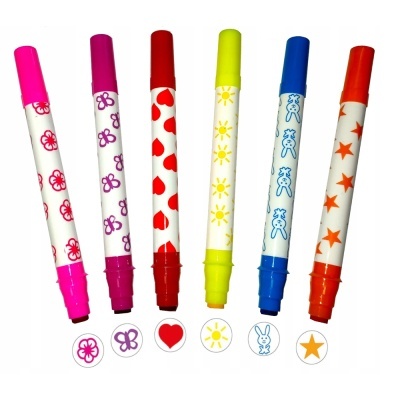 Marcadores Carimbo 6pcs Nassau