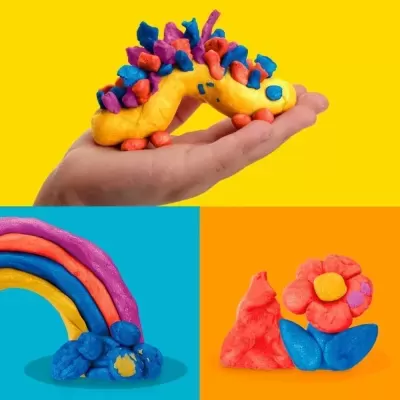 Plasticina Metálica Play-Doh 4 Potes 340gr