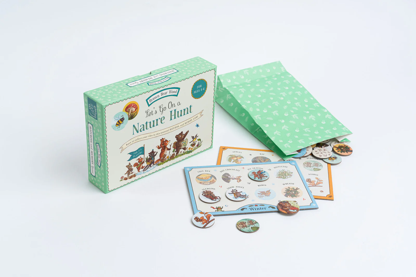 Brown Bear Wood: Let's Go On A Nature Hunt | Board Game Brown Bear Wood: Let's Go On A Nature Hunt | Board Game