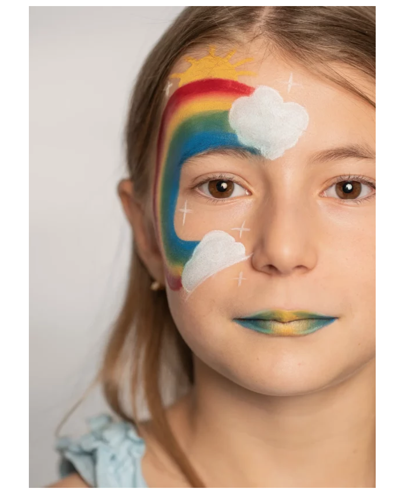 Pintura Facial Arco-Íris | Kit de 6 Cores Pintura Facial Arco-Íris | Kit de 6 Cores