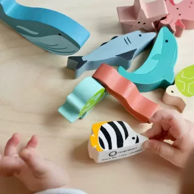 Animais Marinhos de Empilhar | Mentari Toys