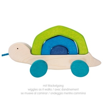 Tartaruga de Puxar 2 em 1