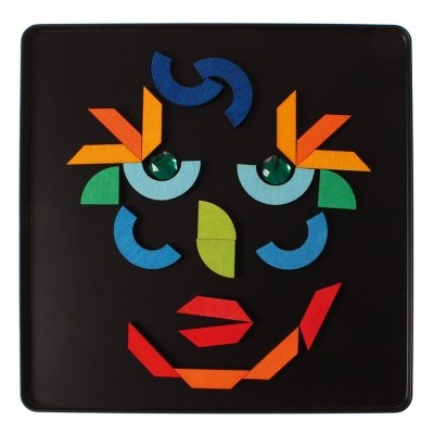 Puzzle Magnético Triângulo, Quadrado, Círculo - Grimm's