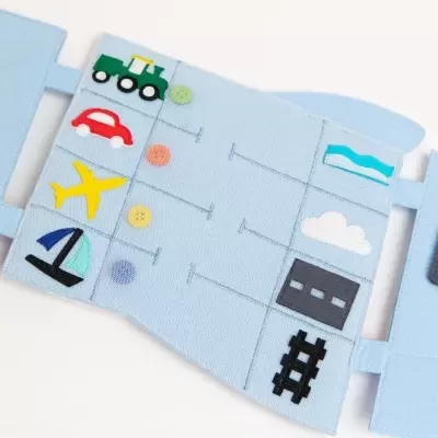 Avião de Viagem | Livro Sensorial | Quiet Book