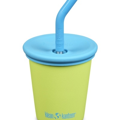 Copo Infantil 295ml + Tampa e Palhinha | Klean Kanteen