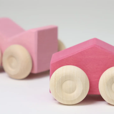 Carro empilhável rosa| Grimm's Carro empilhável rosa| Grimm's