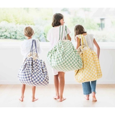 Vichy Lilás Tapete de Atividade Reversível | Saco Play & Go Vichy Lilás Tapete de Atividade Reversível | Saco Play & Go