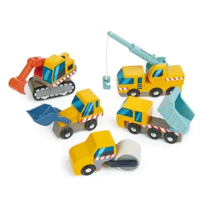 Carros de construção | Tender Leaf Toys