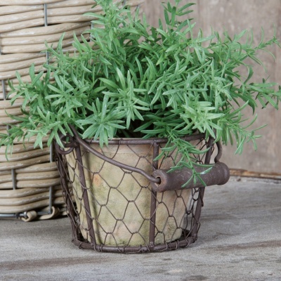 Vaso Terracota com Cesto e Pega | Jardinagem Vaso Terracota com Cesto e Pega | Jardinagem